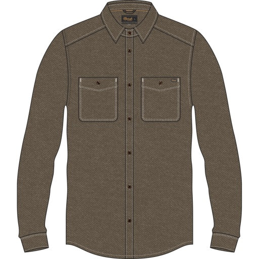 Delray Denim Shirt - Desert Palm