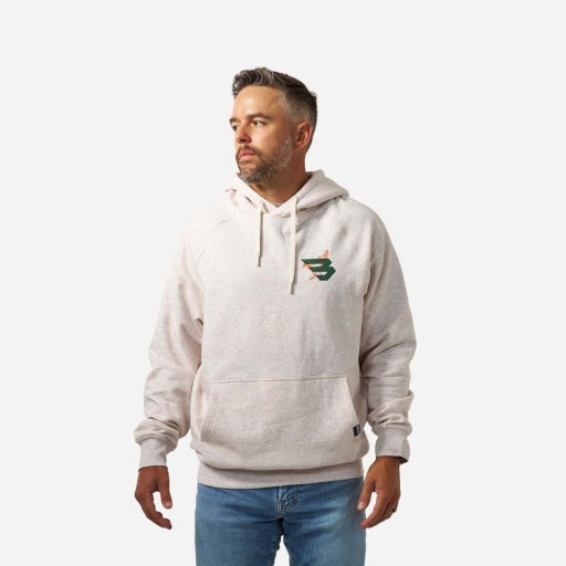 Fleece Hoodie - Heather Oatmeal