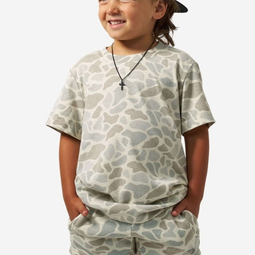 Youth Vintage Washed Tee - Classic Deer Camo
