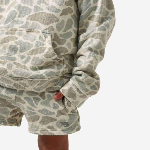 Youth Vintage Washed Hoodie - Classic Deer Camo